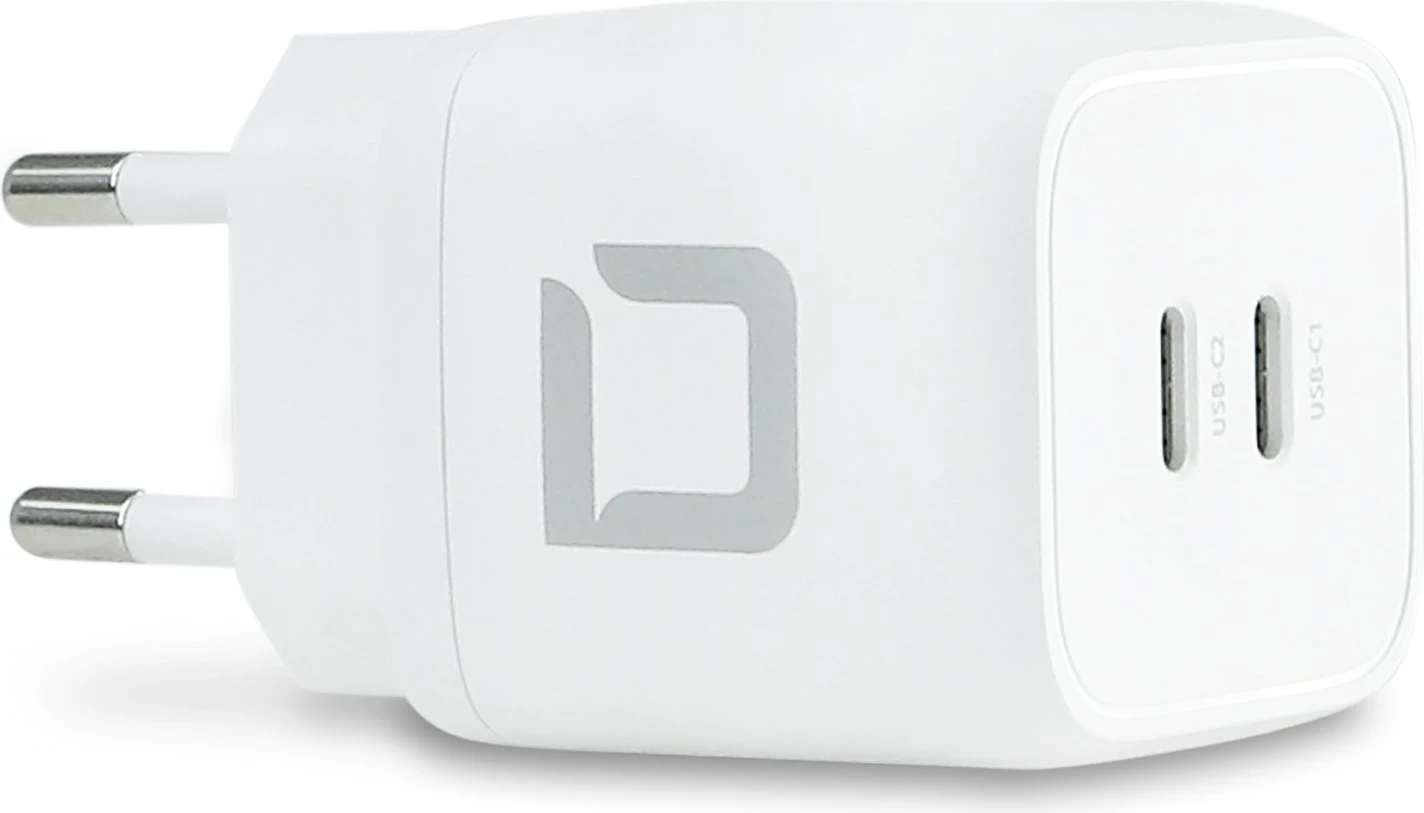 Potovalni polnilec za tablične računalnike DICOTA COMFORT USB-C 45W, bel