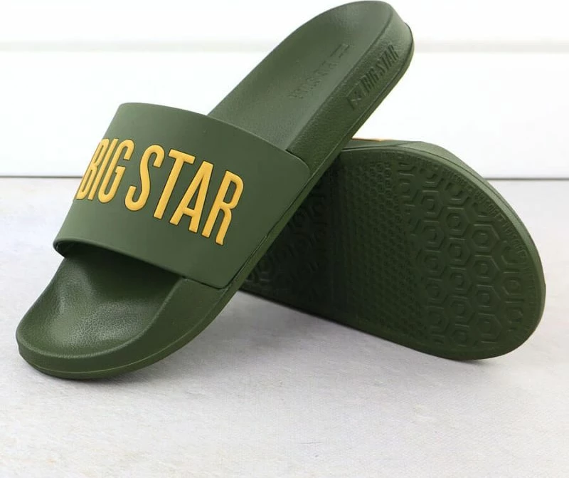 Papučke Big Star, moške, zelene