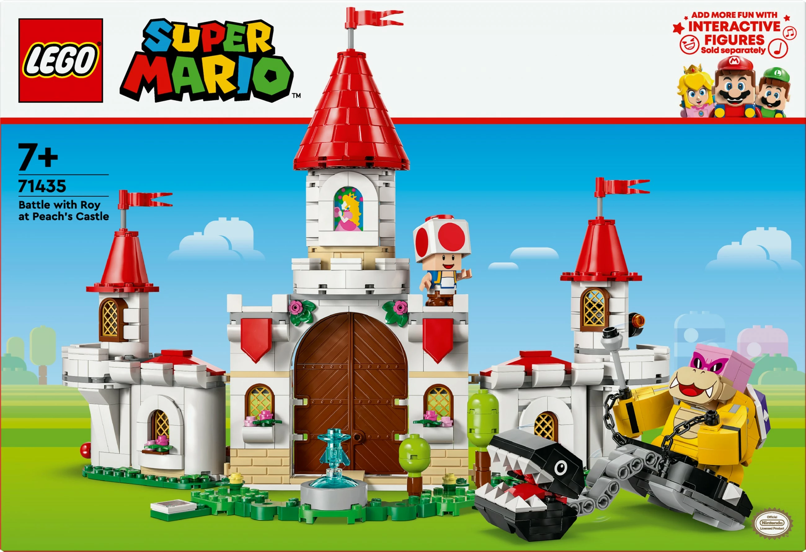 Set za sestavljanje Super Mario 71435, obračun z Royem, večbarven