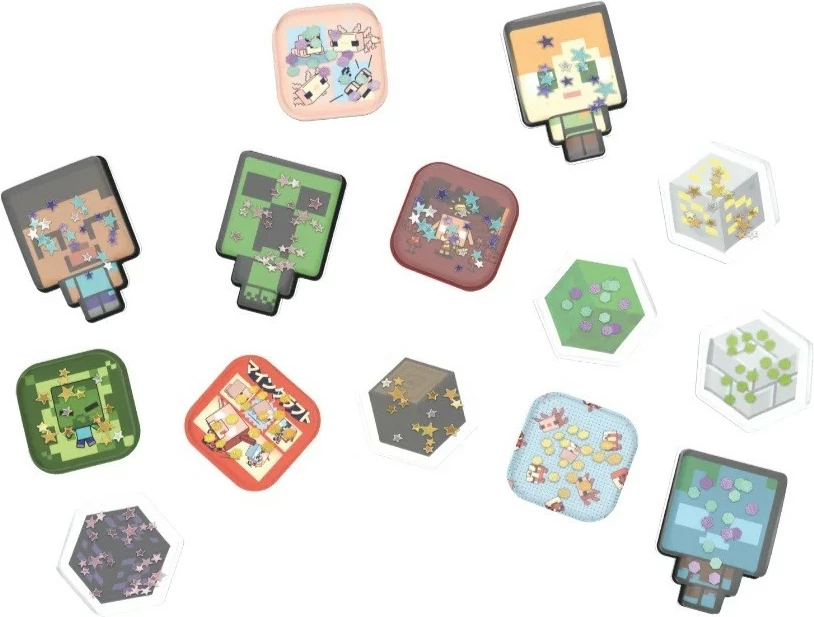 Dodatni komplet za ustvarjalnik 3D nalepk, Epee EP60479, Minecraft, do 30 nalepk, večbarven