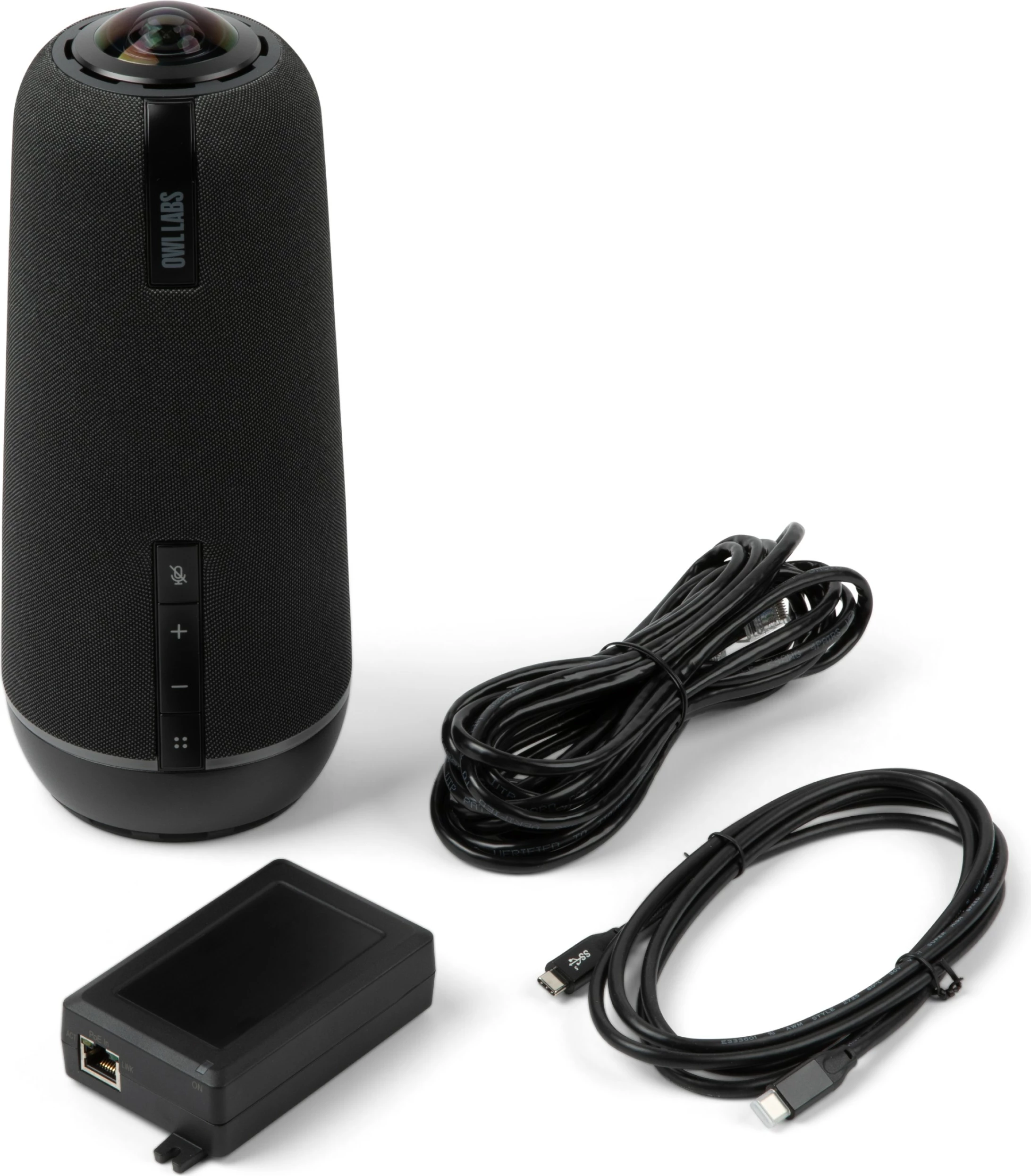 Adapter Power over Ethernet (PoE) 10/100/1000, USB Type-C, črn — Owl Labs