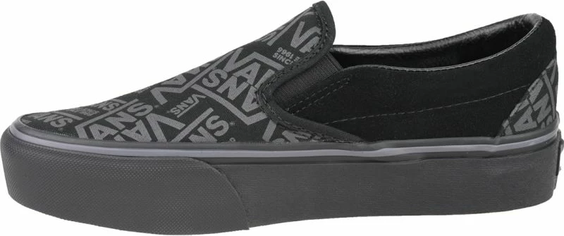 Nizke platformne superge 66 Classic Slip-On za ženske, Vans, črne
