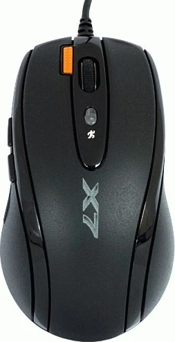 Optični miš A4Tech X-710BH, USB-A, črn