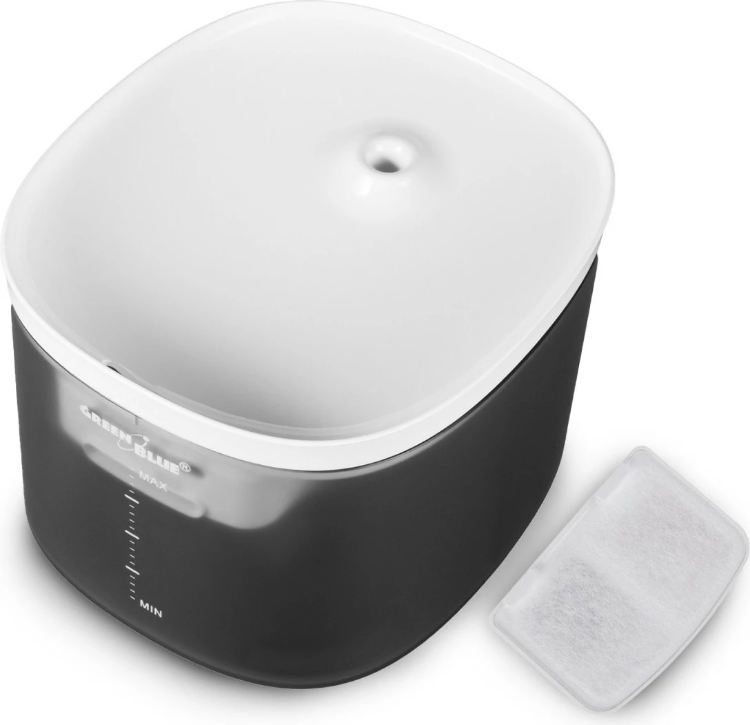 Avtomatski dozirnik vode za hišne ljubljenčke, GreenBlue GB392, 3 L, USB, siv