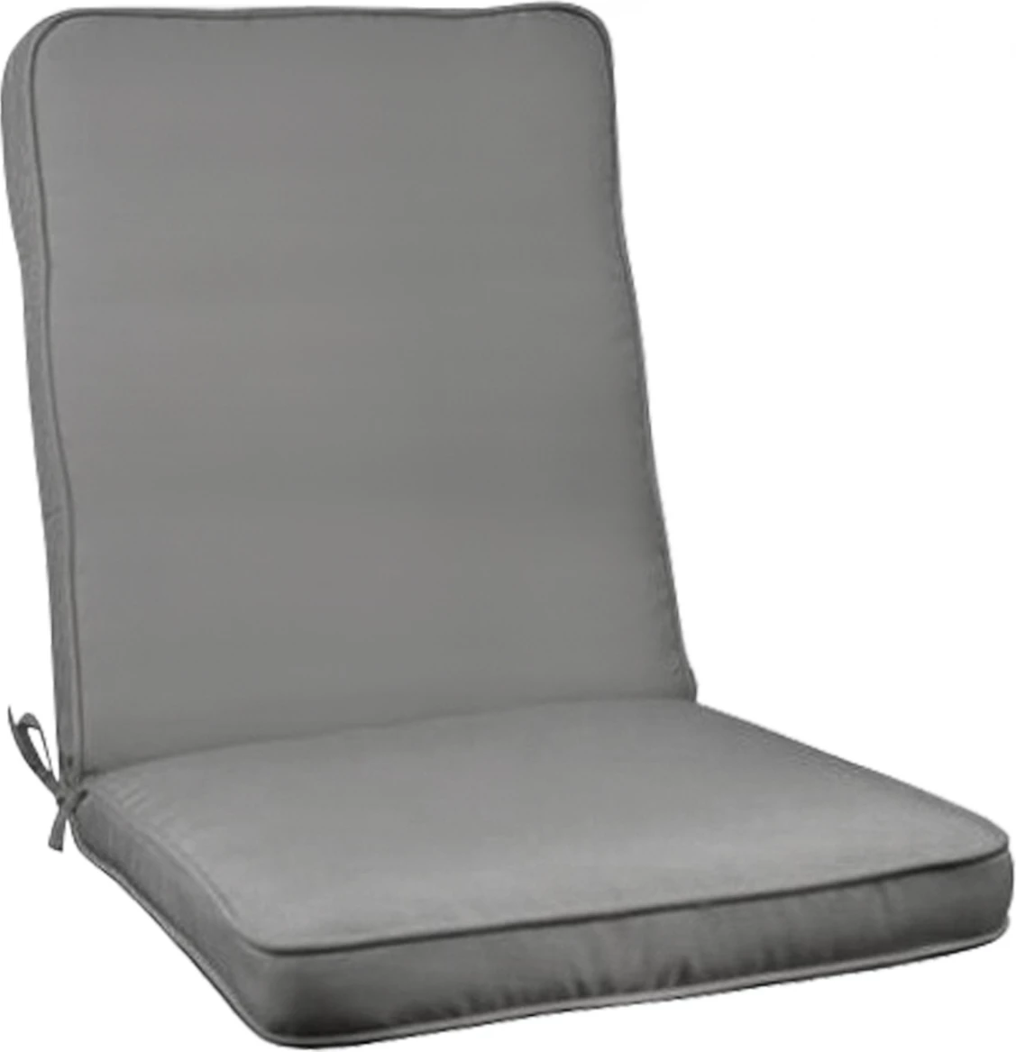Blazina za stol z naslonom iz poliestra Chios siva FH11238.10P 117(45+72)x45x5cm