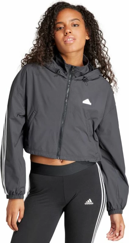 Jakna za ženske adidas, siva