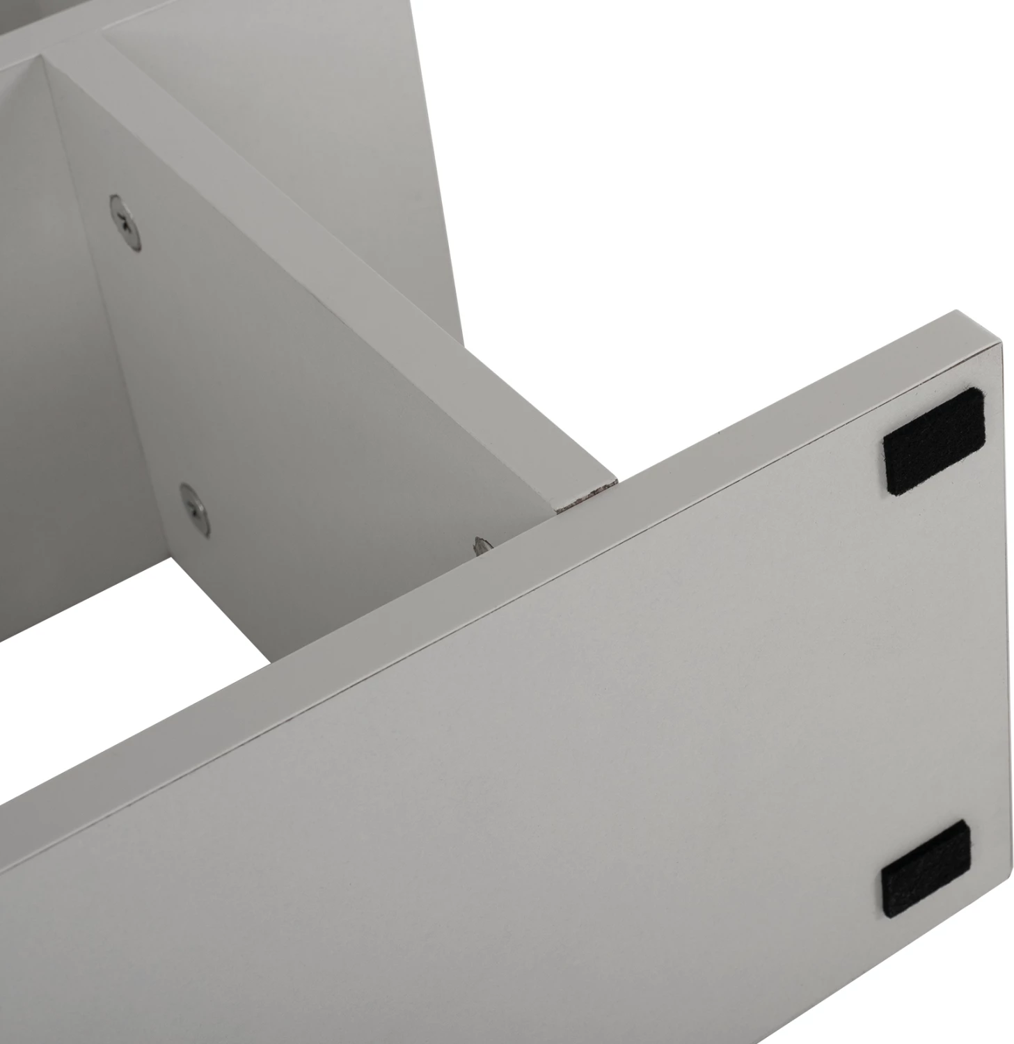 Stranska miza FH8956.13 z odlagalnimi prostori AMABELLA melamin bela 45x17x52H cm