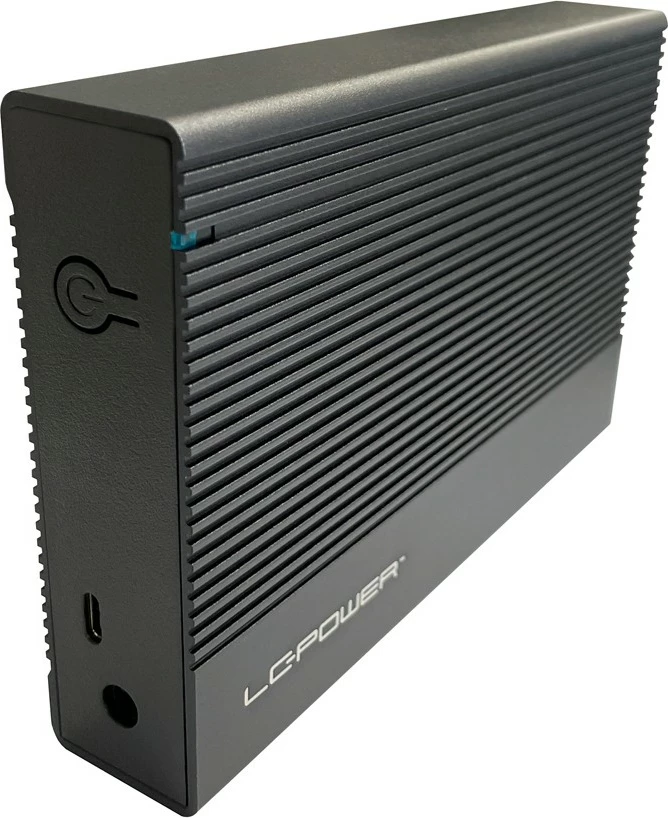 Zunanji ohišje za 2,5" HDD/SSD LC-Power LC-25U3-C, USB Type-C, črn