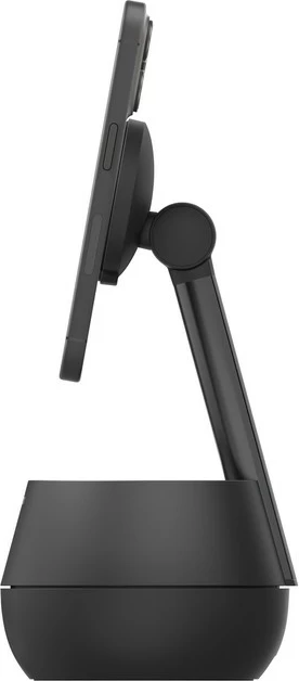 Aktivni nosilec za telefon Belkin Pro, 360° samodejno sledenje, polnilec, črn