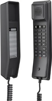 IP telefon Grandstream GHP611, 2 linije, Gigabit Ethernet, črn