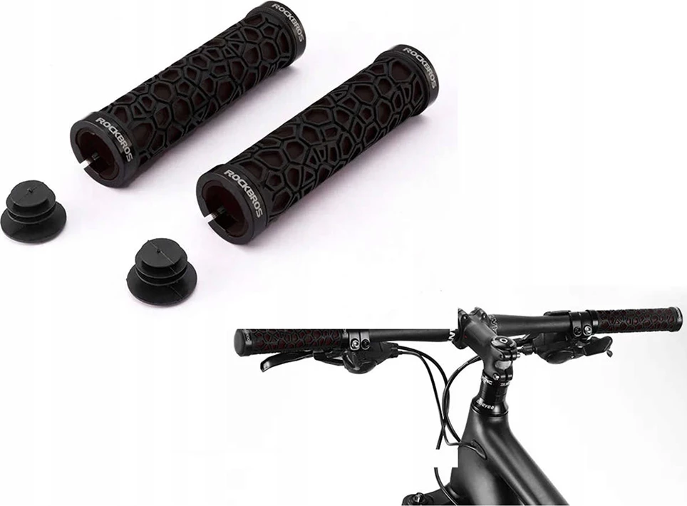 Ročaji za kolo Rockbros 2017-14ABK, črni