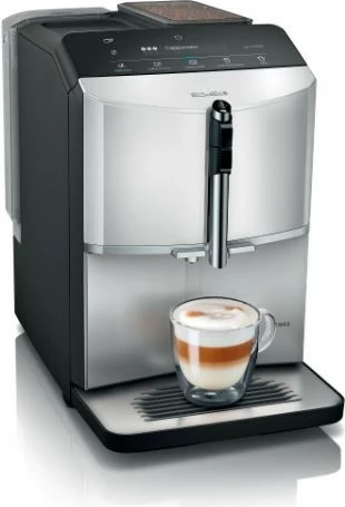 Avtomatski aparat za espresso Siemens TF303E01 EQ300, 1,4 L, z mlinčkom, črno/srebrn
