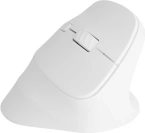 Vertikalni miš Natec Crake 2, Bluetooth, 2400 DPI, bel