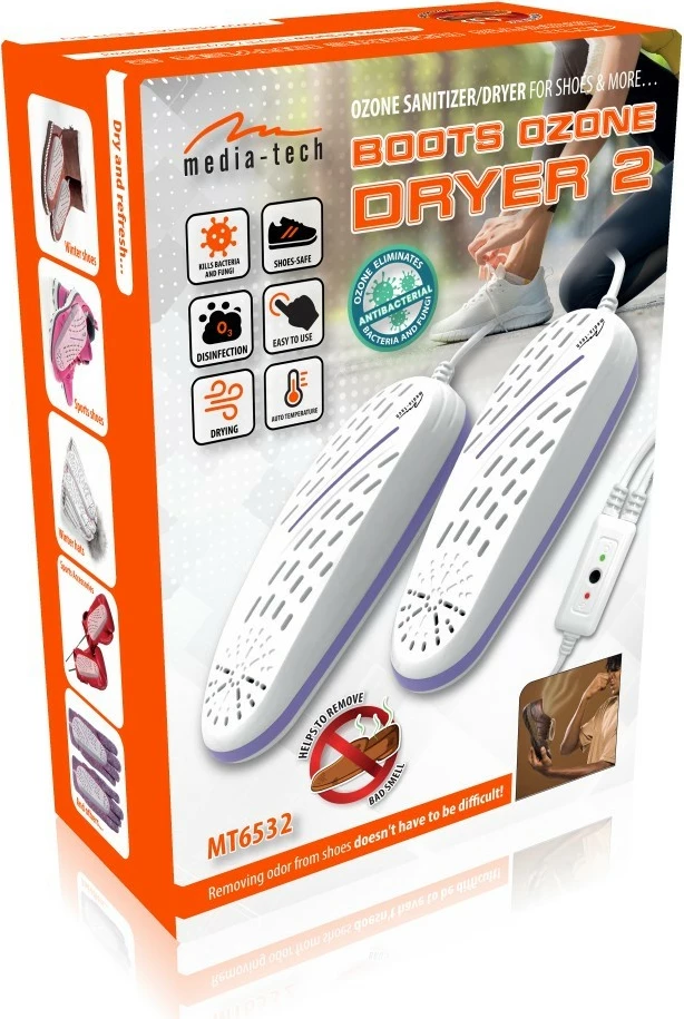 Sušilnik za čevlje Media-Tech Boots Ozone Dryer 2 MT6532, vijoličast, bel