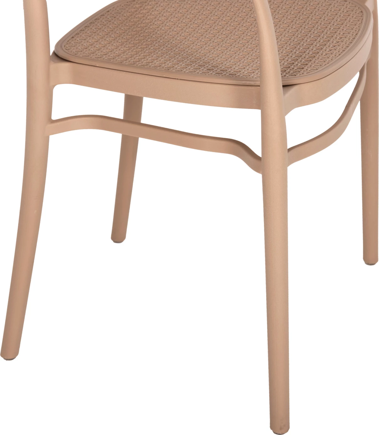 Stol iz polipropilena FLOW FH5938.03 kapučino 55x53x86Hcm