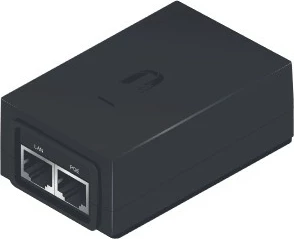 PoE adapter 48 V, 24 W Ubiquiti POE-48-24W, Fast Ethernet, 10/100 Mbit/s, črn