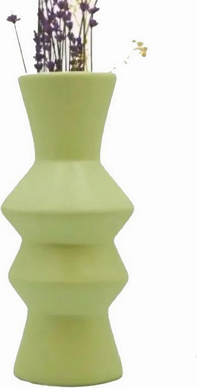 Dekorativna vaza Evila Originals CY0202, zelena, 11x29x11 cm