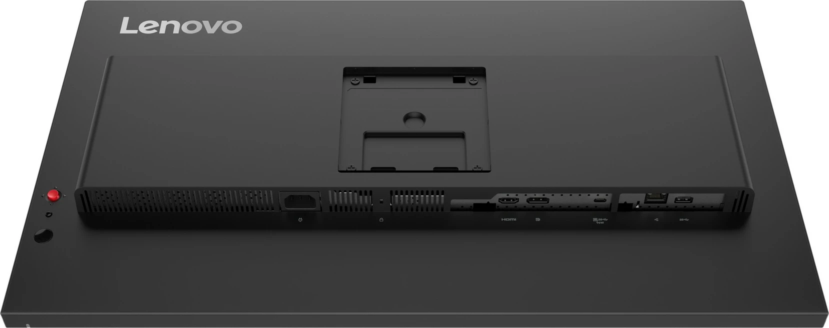 Monitor 27" UHD z HDMI/DP/USB-C in dok — Lenovo ThinkVision T27UD-40, črn