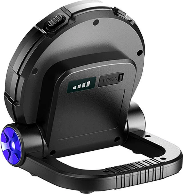 Delovna svetilka Superfire GM03, 5200 mAh, 920 lm, USB-C, črno/modra