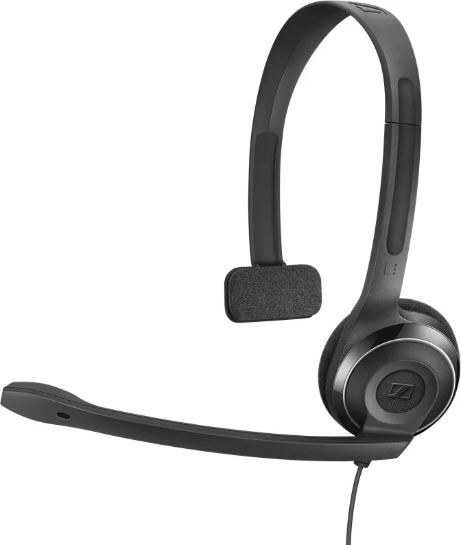 Monauralni headset, EPOS PC7 USB, črn