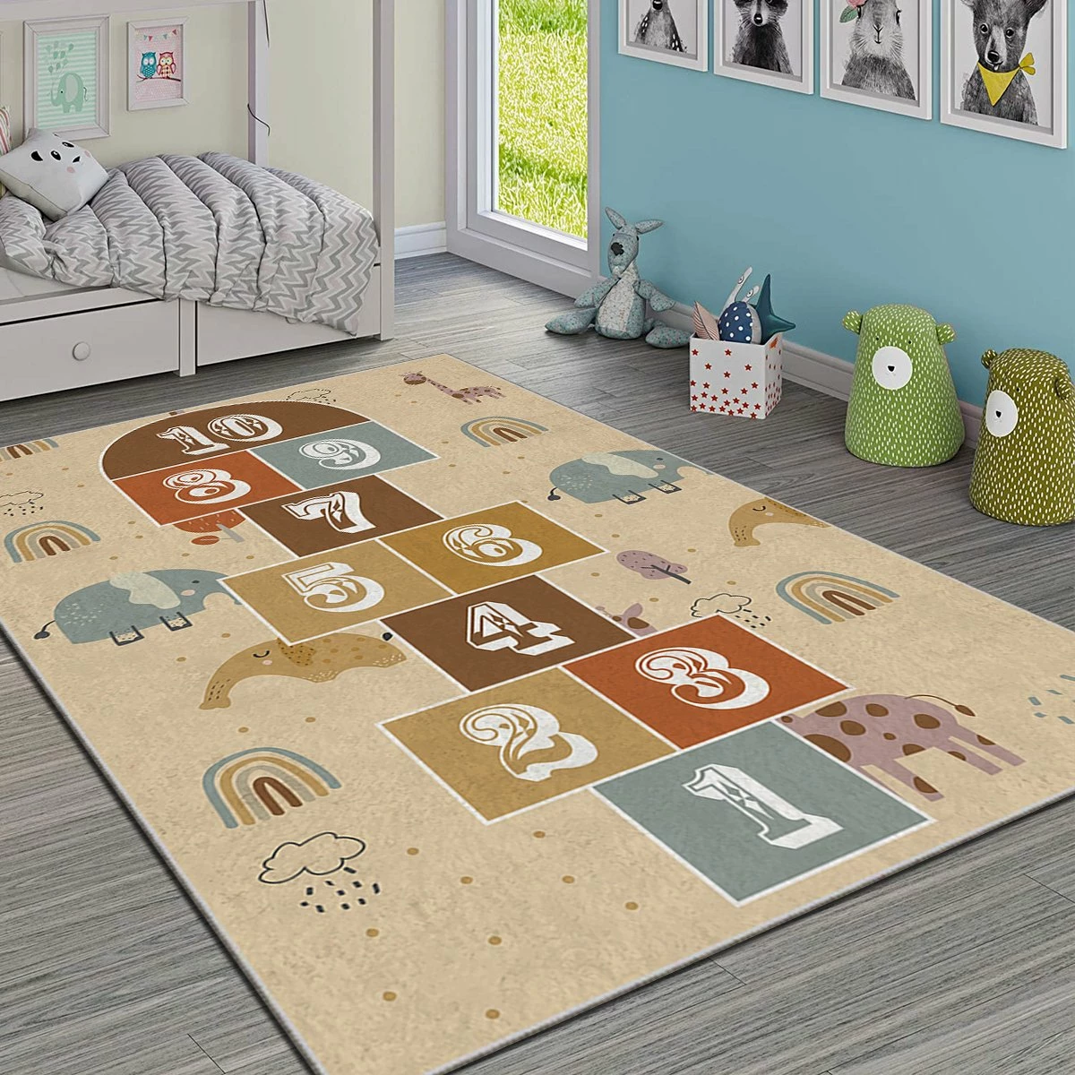 Večbarvna preproga za otroke, Conceptum Hypnose HMI KDC-117, 120 x 180 cm
