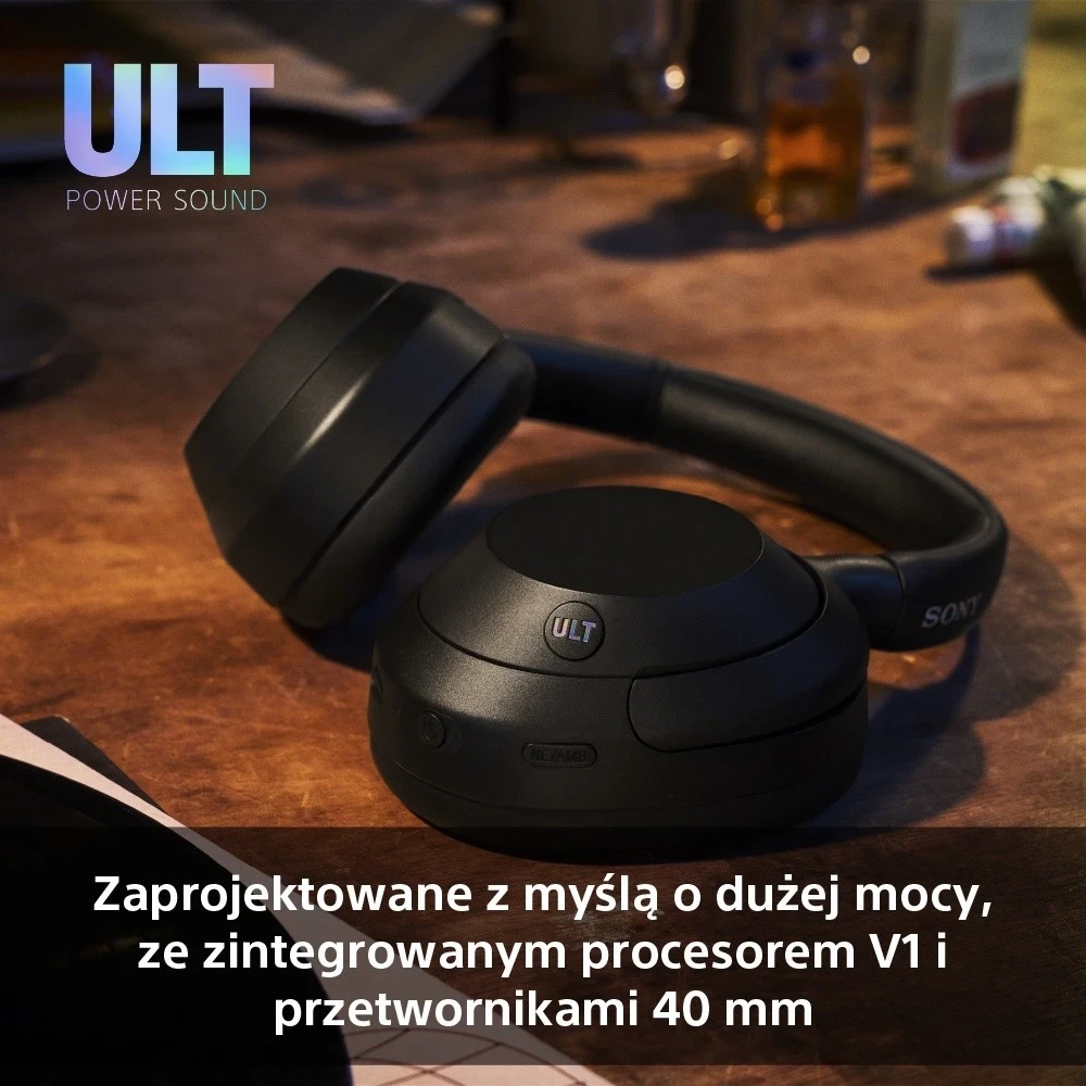 Slušalke z aktivnim dušenjem hrupa Sony ULT Wear, sive