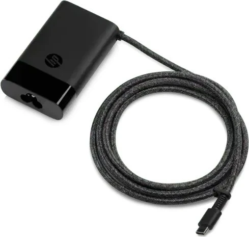 USB-C 65W polnilec za prenosnik, HP/Compaq (671R2AA), črn