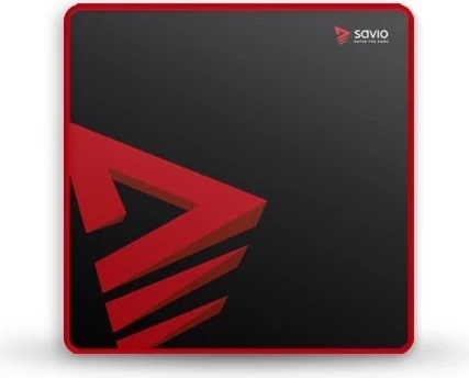 Podloga za miško za igralce Savio, črno-rdeča