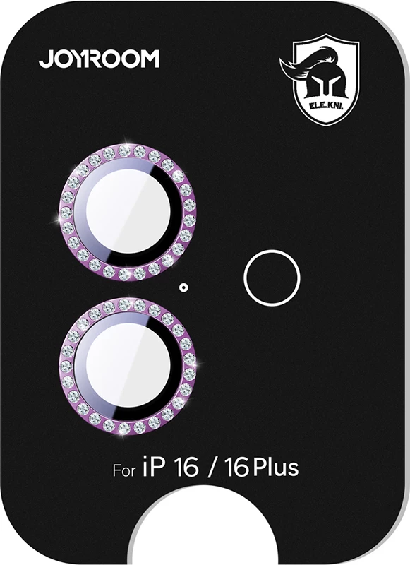 Zaščitno steklo za objektiv iPhone 16/16 Plus Joyroom JR-MSJ0275, rožnato