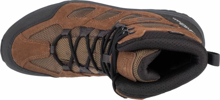 Trekking čevlji Vojo 3 Texapore Mid Jack Wolfskin, moški, rjava