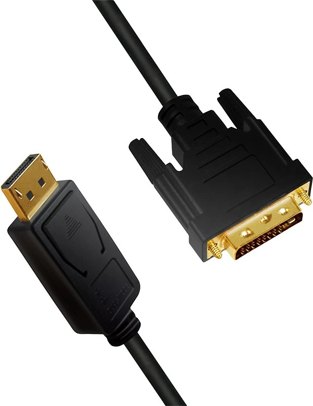Kabel DisplayPort na DVI LogiLink CV0131, 2 m, črn