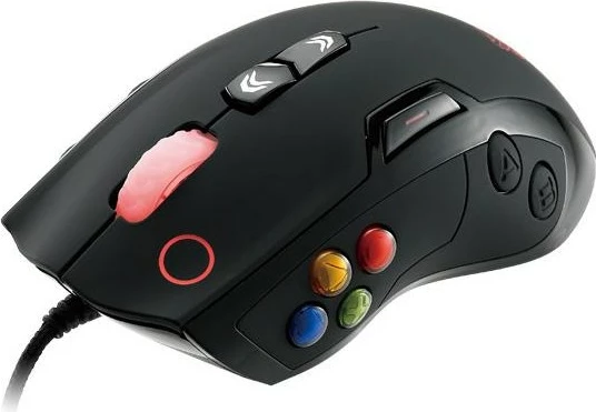 Gaming miška Thermaltake VOLOS, 14 gumbov, laserska, USB, črna