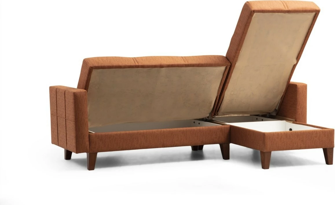 Komplet sedežne garniture Polya L, Atelier del Sofa, opečno rdeča