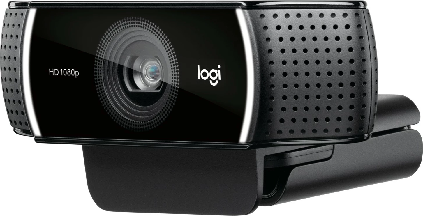 Spletna kamera Logitech C922 PRO HD STREAM, 1920 x 1080 pikslov, Full HD, 60 fps, črna