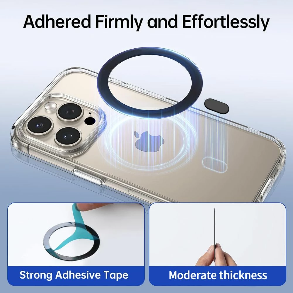 Magnetna ploščica MagSafe Tech-Protect MagMat, univerzalna, črna