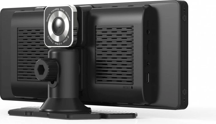 Multimedijski zaslon za avto 9,3" HD IPS, sprednja kamera, črn, Maxcom MC01 Vibe