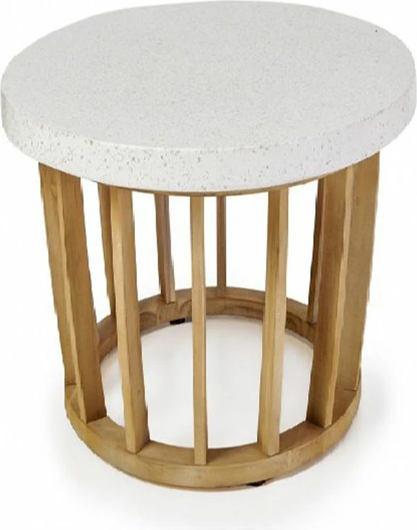 Stranska mizica Ithaka, naravna, 50x50x53