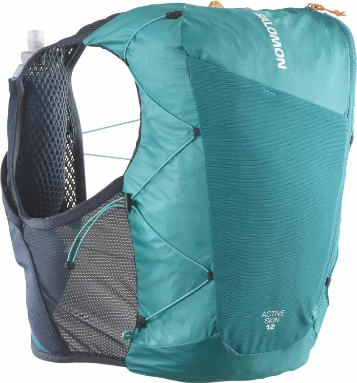 Tekstilna tekaška in kolesarska torbica Salomon Active Skin 12, zelena