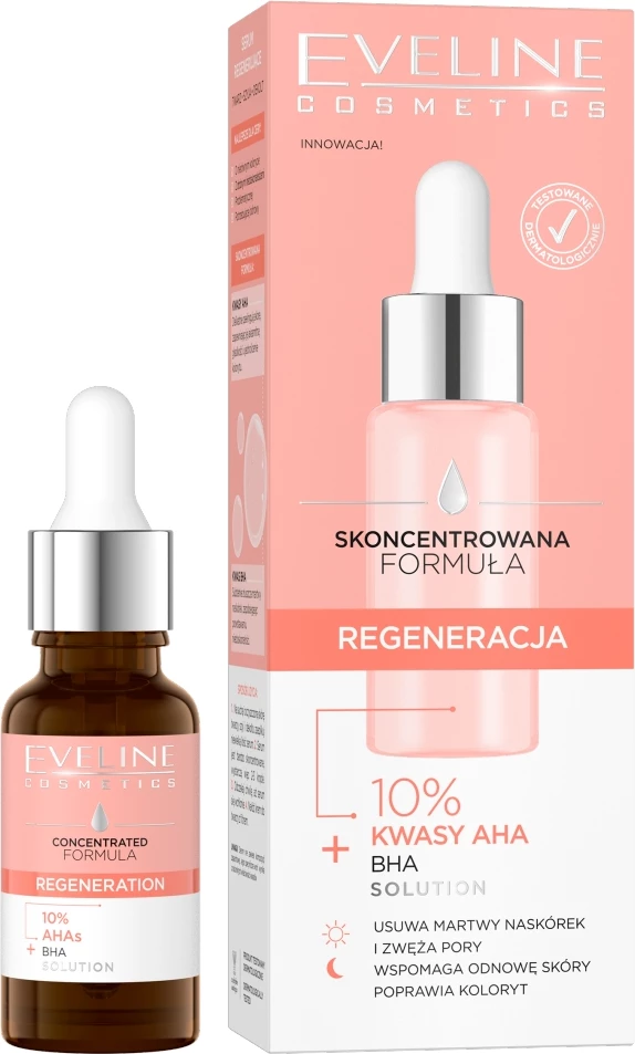 Regeneracijski serum za obraz Focused Formula Regeneration, Eveline Cosmetics, za ženske, 18 ml