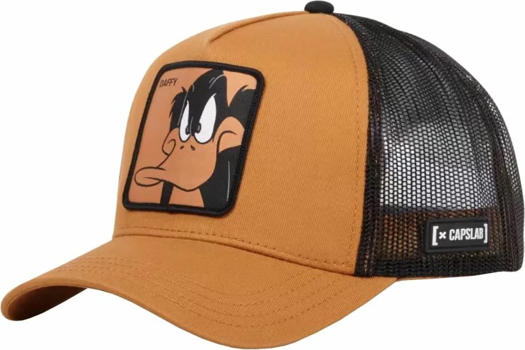 Kapa s šiltom za moške, Capslab, črno-oranžna