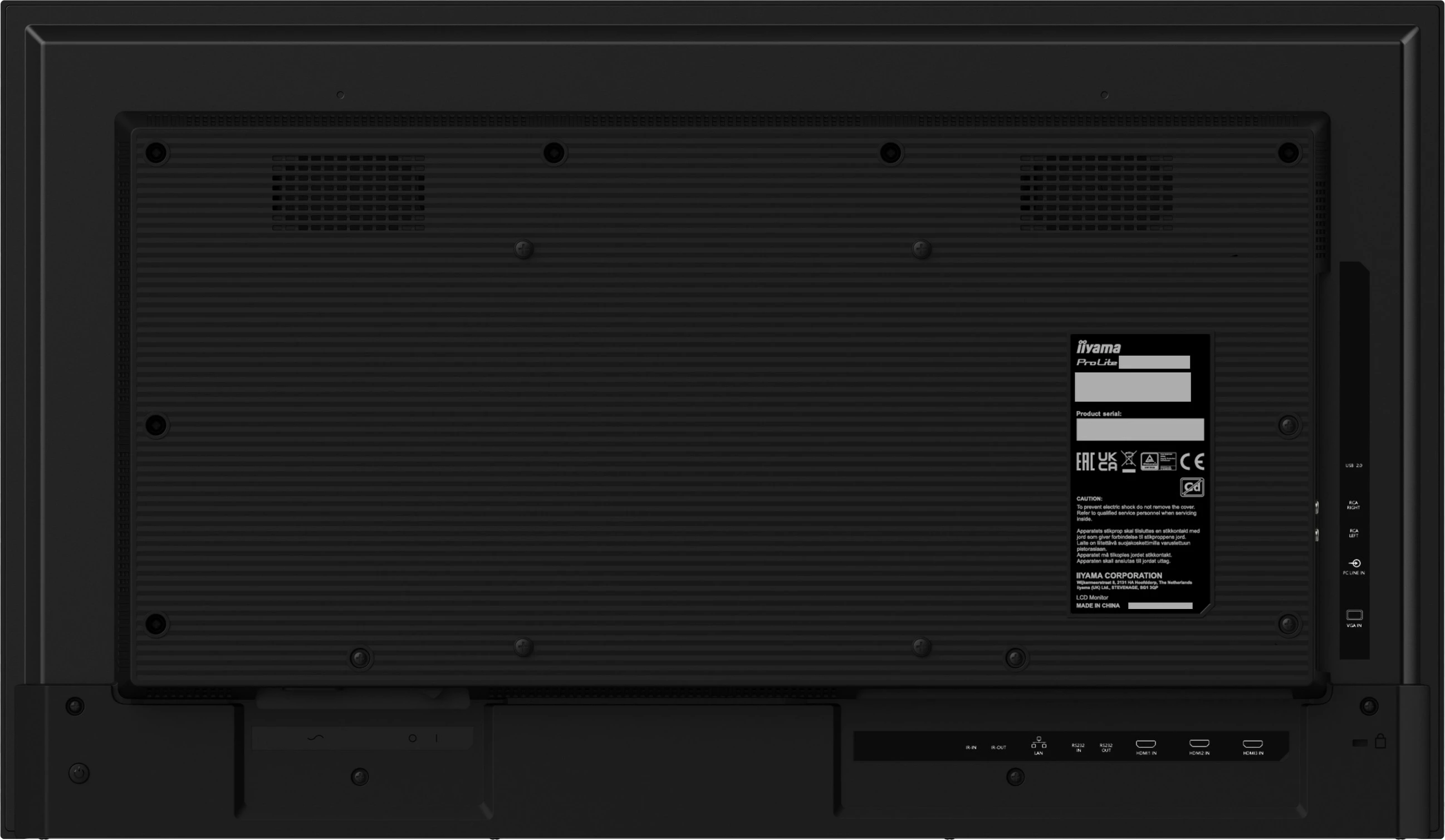 Profesionalen monitor iiyama LH3275HS-B1AG, 32", Full HD, Android OS, Wi-Fi, 24/7