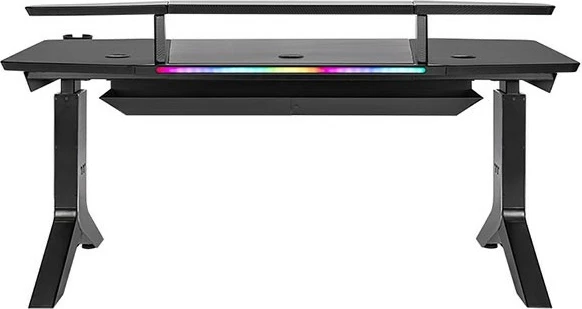 Gaming miza Thermaltake ARGENT P900, pametna, električno nastavljiva, LED, črna