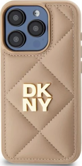 Ovitek za iPhone 15 Pro, DKNY, bež