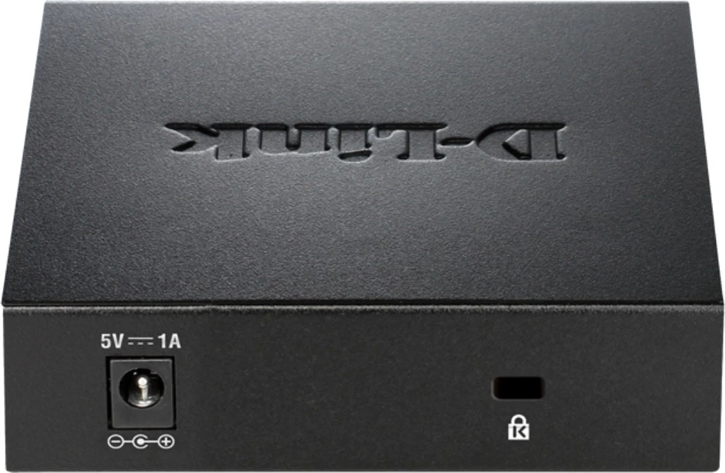 Stikalo D-Link DGS-105/E, črno