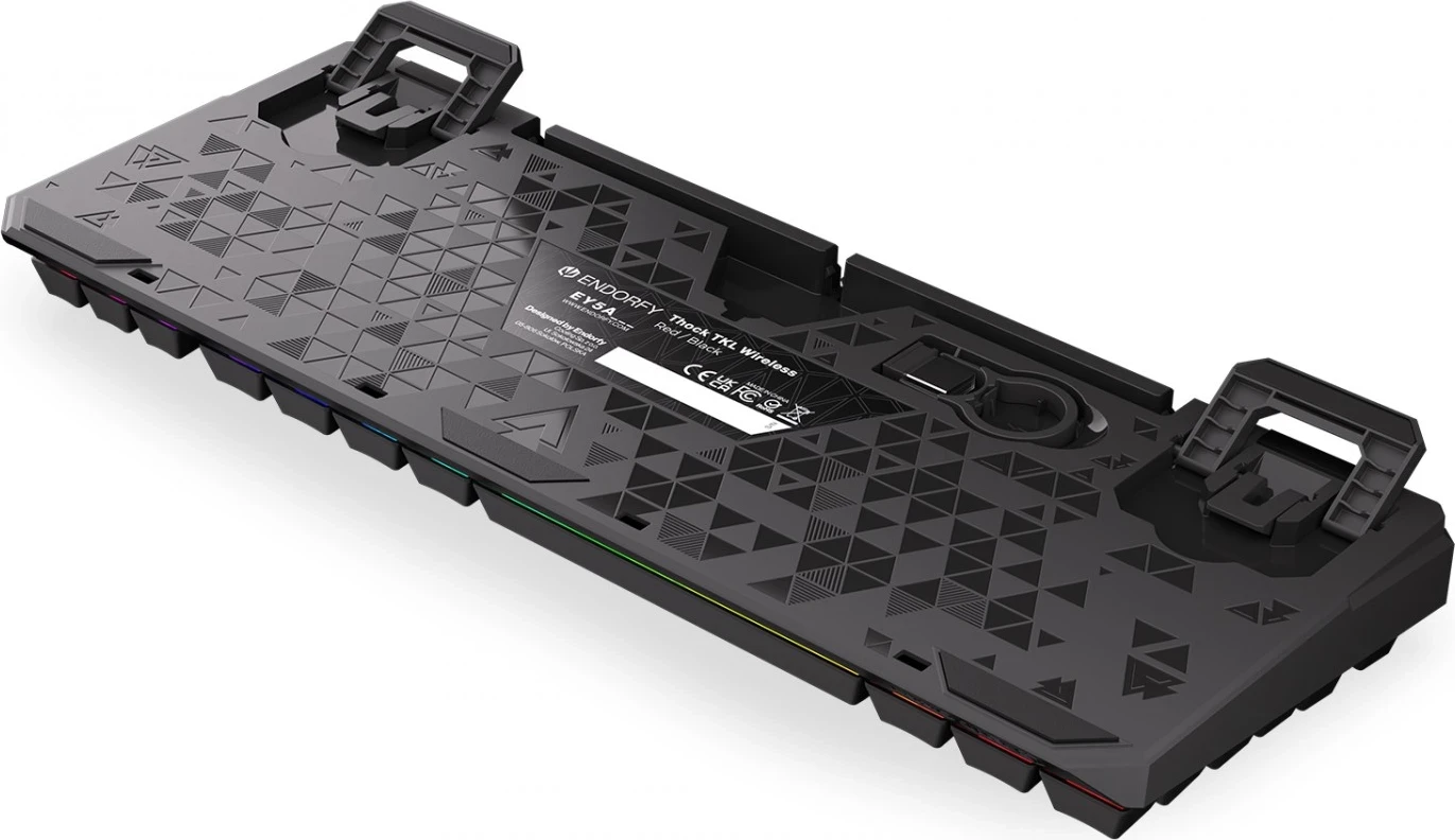 Mekaniški brezžični TKL tipkovnica Endorfy Thock, črna