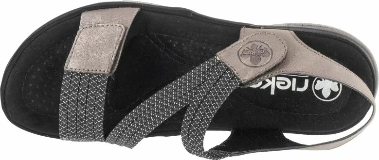 Lahke sandale za ženske Rieker, siva