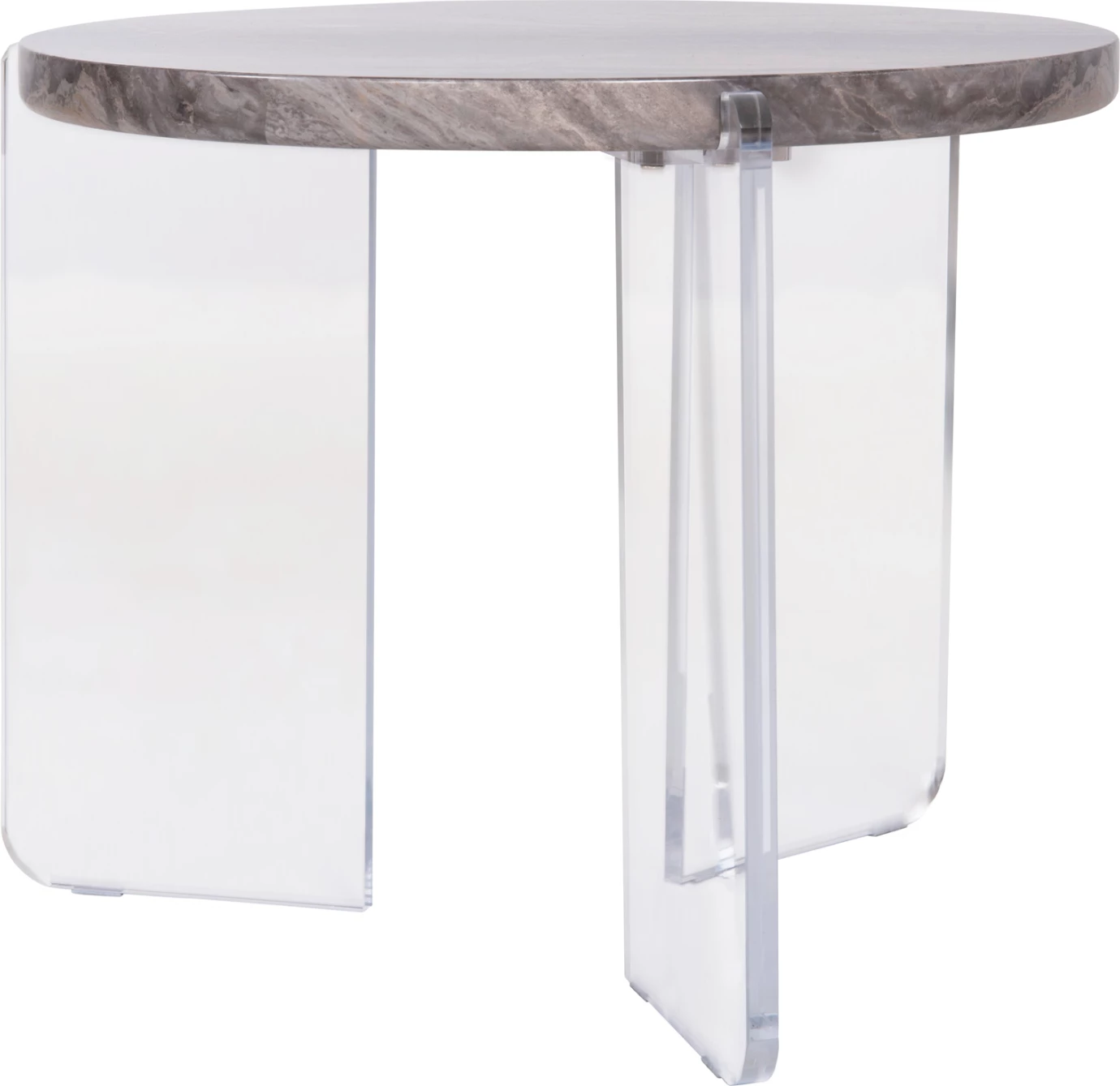 Klubska miza ACRYCON FH9780.01 MDF z vodoodporno površino - akrilne noge Φ64x51Hcm