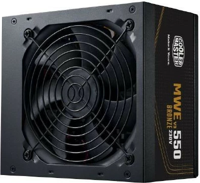 Napajalnik Cooler Master MWE Bronze 550W v3, ATX 3.1, 80 PLUS Bronze, črn