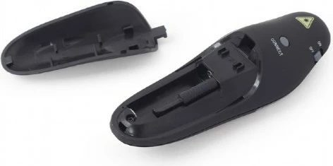 Brezžični presenter z laserjem Gembird WP-L-11, črn/siv