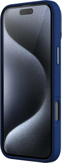 Ovitek za telefon Nillkin LensWing Magnetic za iPhone 16 Pro Max, modra
